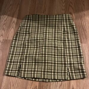 Brown/Tan Plaid skirt